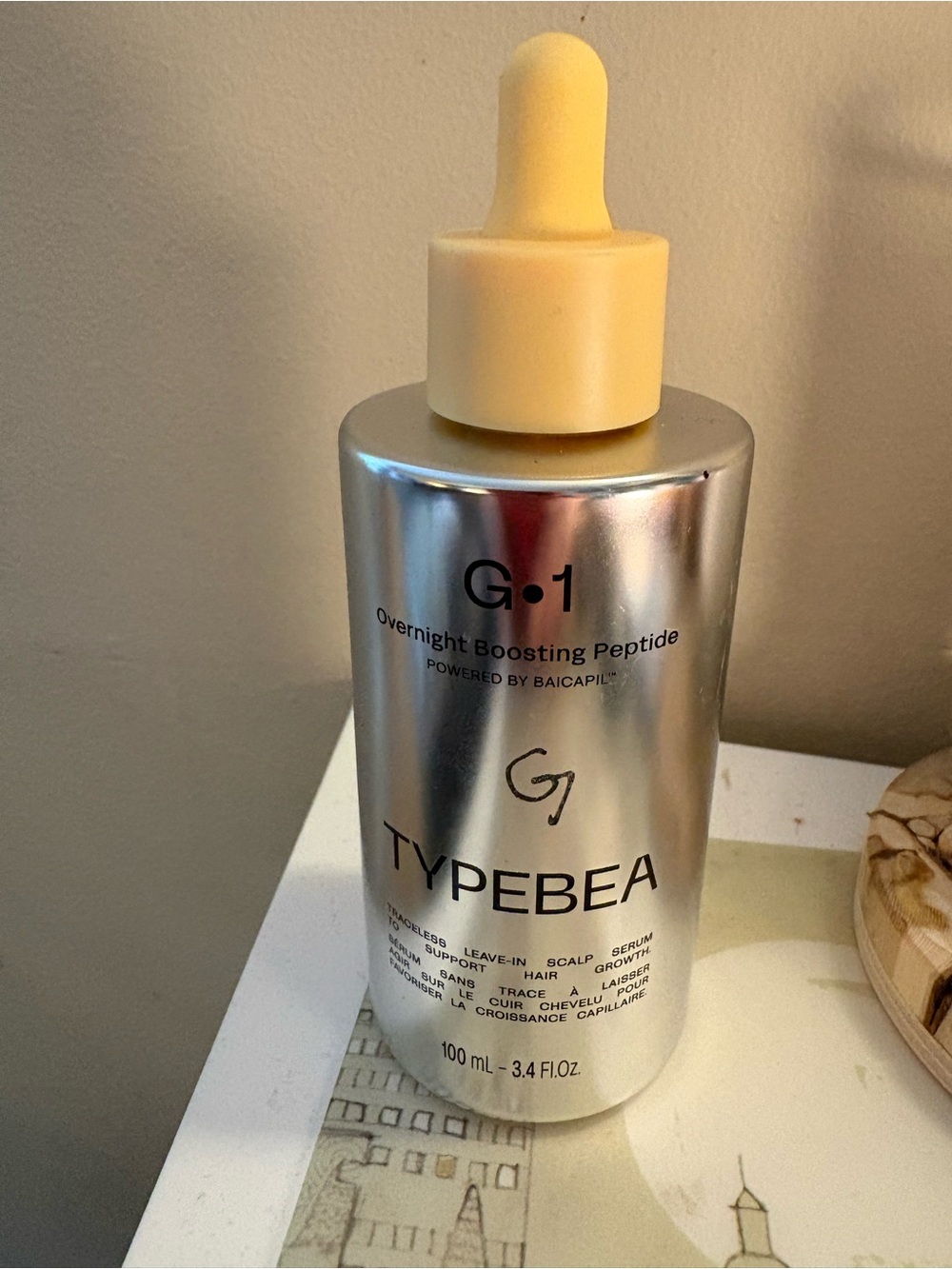 TYPEBEA G•1 G1 Overnight Boosting Peptide Hair Serum for Thicker, Fuller Hair